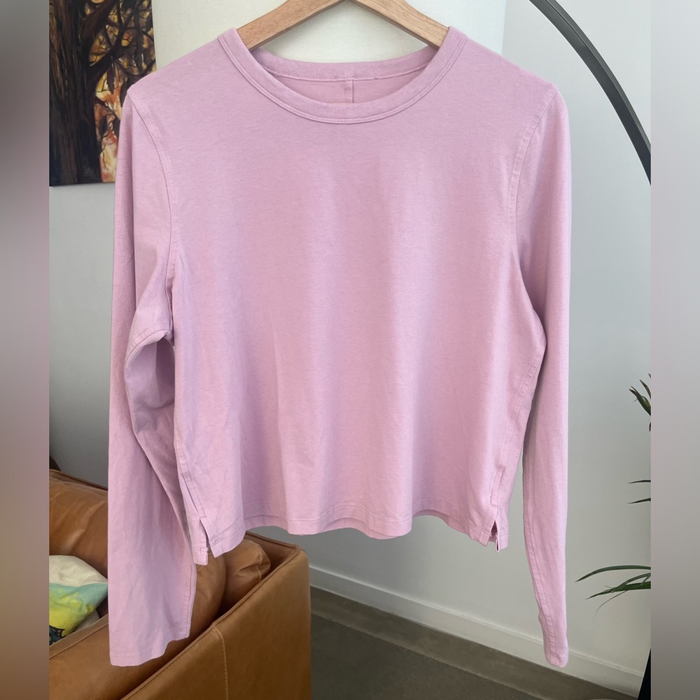 Lululemon Classic Fit Cotton Blend Long Sleeve Shirt - Picture 2 of 4